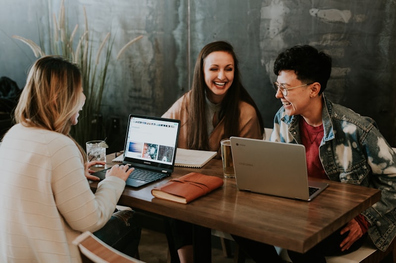 Freelancer working online